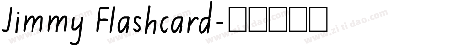 Jimmy Flashcard字体转换